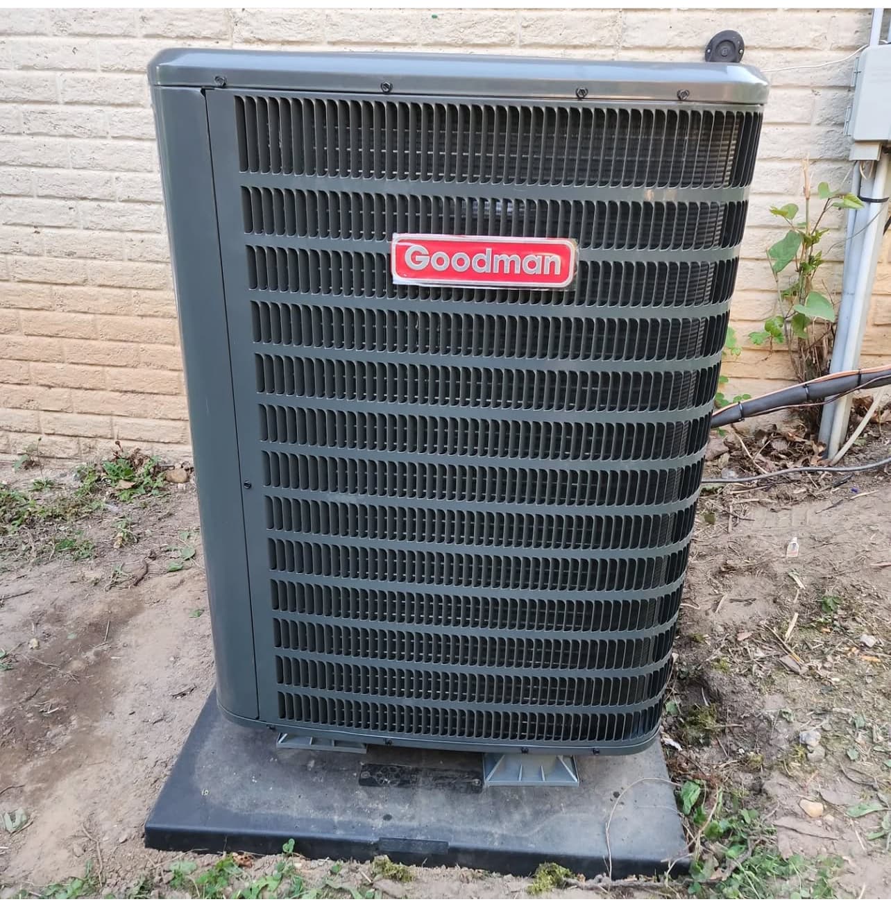 Goodman air conditioning unit installation